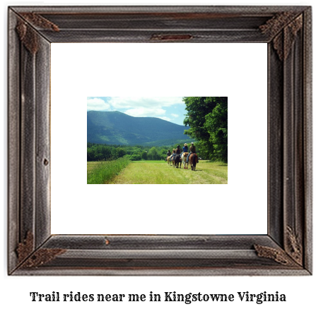 trail rides near me in Kingstowne, Virginia